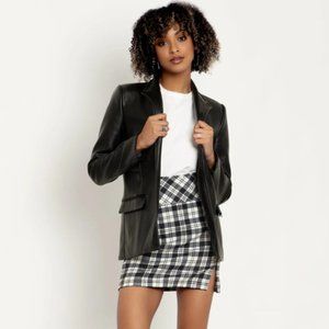 Blackmilk Road Racer Faux Leather Blazer